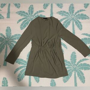 Attention Olive Long cardigan